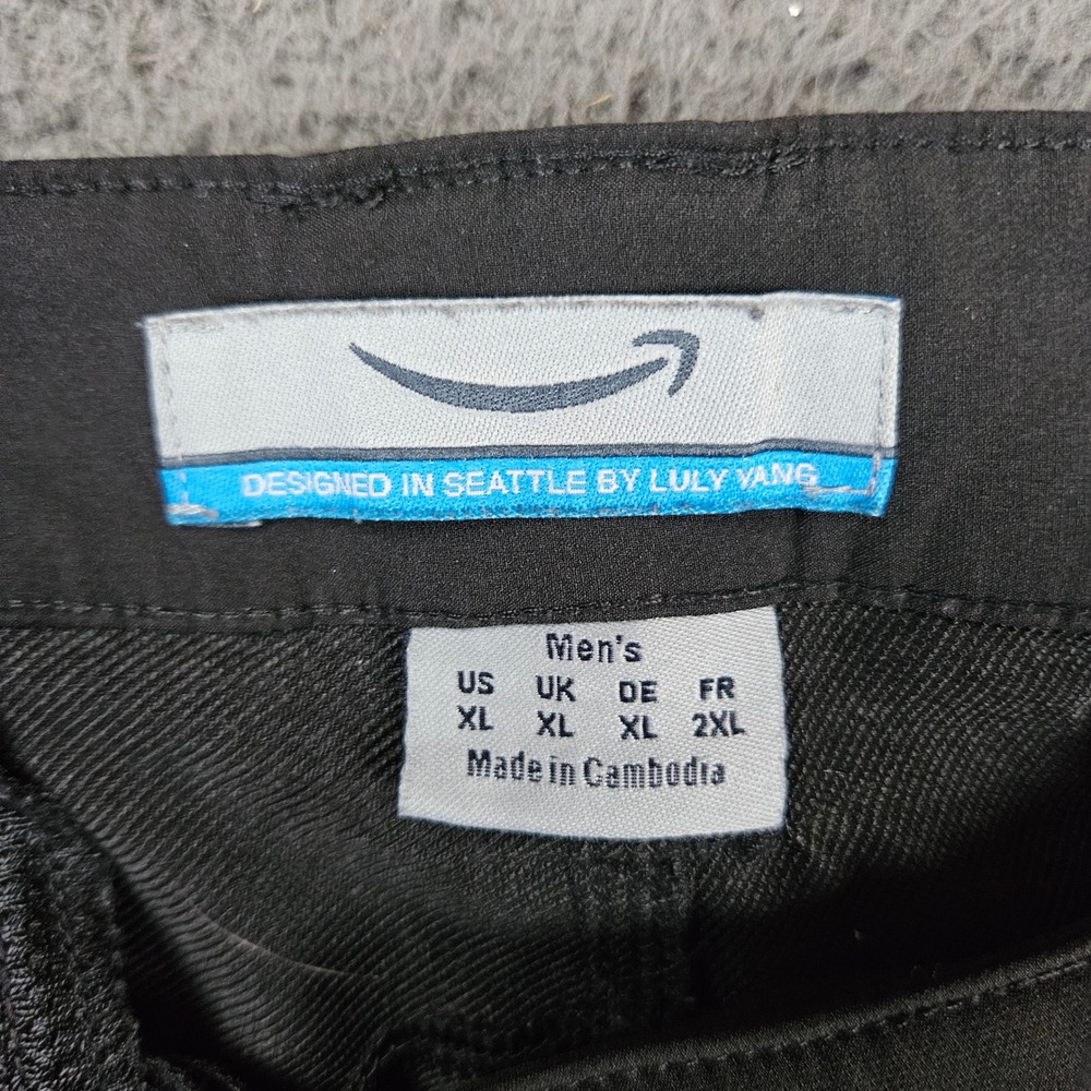 Amazon Luly Yang Mens XL Charcoal Gray Performance Cargo Work Pants Utility - Picture 6 of 8